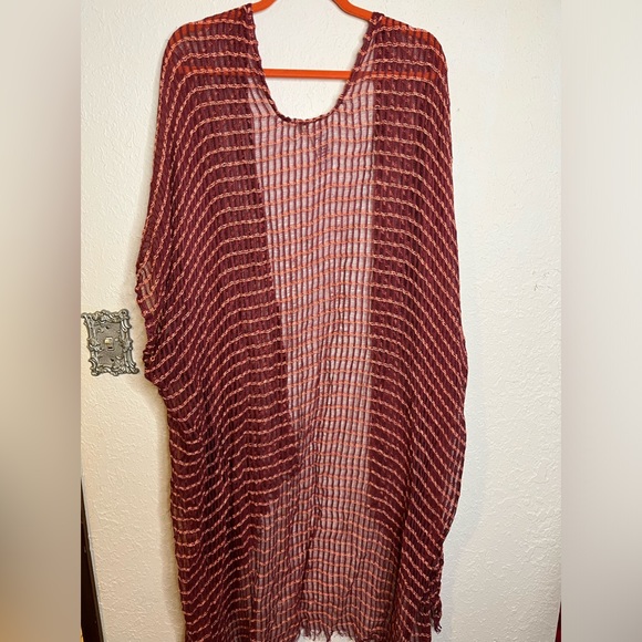 Free People Cabana Woven Kimono (NO BELT) - Picture 4 of 6